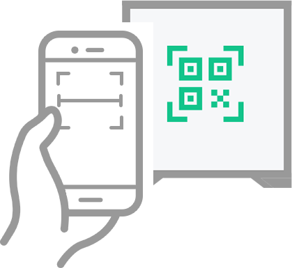 QRコードやLINEで簡単起動