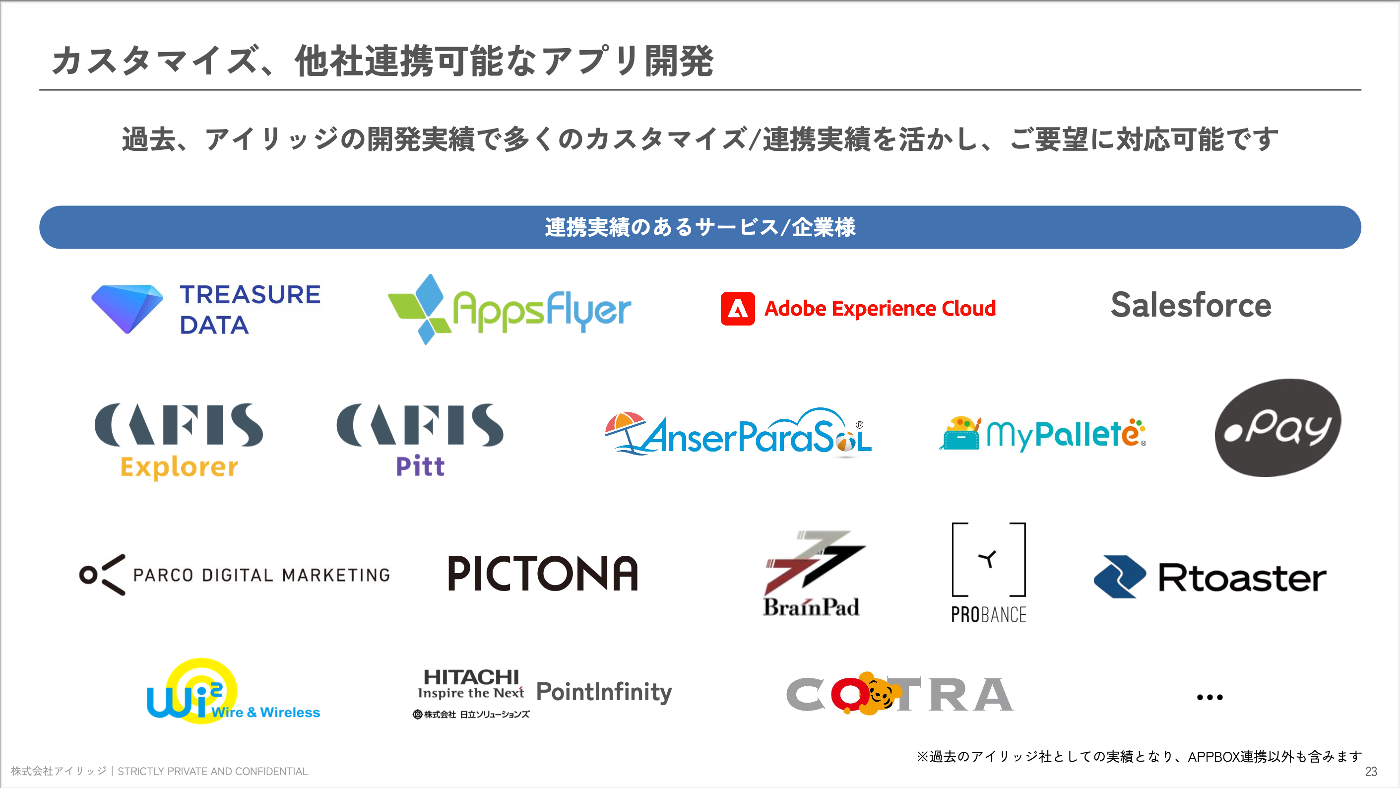 APPBOX連携実績
